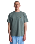 The RVCA Mens Americana T-Shirt in Sage Leaf