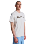 The RVCA Mens Big RVCA T-Shirt in Ceramic