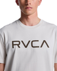 The RVCA Mens Big RVCA T-Shirt in Ceramic