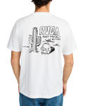 The RVCA Mens Deth Valley T-Shirt in White