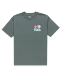 The RVCA Mens Mosaic T-Shirt in Balsam Green