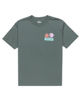 The RVCA Mens Mosaic T-Shirt in Balsam Green