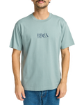 The RVCA Mens Benj Battle T-Shirt in Lead