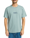 The RVCA Mens Benj Battle T-Shirt in Lead