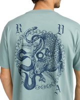 The RVCA Mens Benj Battle T-Shirt in Lead