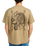 The RVCA Mens Benj Battle T-Shirt in Coyote