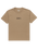 The RVCA Mens Benj Battle T-Shirt in Coyote