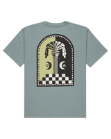 The RVCA Mens Column T-Shirt in Lead