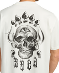 The RVCA Mens All Seeing T-Shirt in Salt