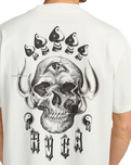 The RVCA Mens All Seeing T-Shirt in Salt
