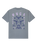 The RVCA Mens Butterfly Poster T-Shirt in Flint Stone