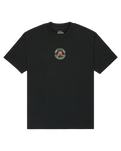 The RVCA Mens Roses Poster T-Shirt in Black