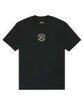 The RVCA Mens Roses Poster T-Shirt in Black