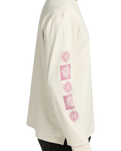 The RVCA Mens Spin Long Sleeve T-Shirt in Ceramic