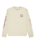 The RVCA Mens Spin Long Sleeve T-Shirt in Ceramic