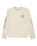 The RVCA Mens Spin Long Sleeve T-Shirt in Ceramic