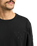The RVCA Mens VA Worldwide Long Sleeve T-Shirt in Black