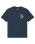 The RVCA Mens Deep Think T-Shirt in Moody Blue