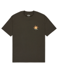 The RVCA Mens Pegasus T-Shirt in Pirate Black