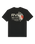 The RVCA Mens Tiger Sun T-Shirt in Black