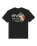 The RVCA Mens Tiger Sun T-Shirt in Black