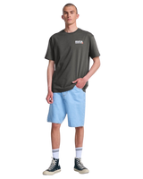 The RVCA Mens The Fool T-Shirt in Garage Blue