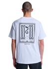 The RVCA Mens Antonia Figueiredo Amaze Snake T-Shirt in White