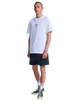The RVCA Mens Antonia Figueiredo Amaze Snake T-Shirt in White