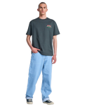 The RVCA Mens Welcome To RVCA T-Shirt in Pirate Black