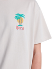 The RVCA Mens Frond Mural T-Shirt in Moonbeam