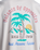 The RVCA Mens Frond Mural T-Shirt in Moonbeam