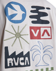 The RVCA Mens Mirage T-Shirt in Moonbeam