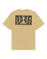Face To Face T-Shirt in Khaki