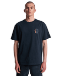 Cut Out T-Shirt in Black
