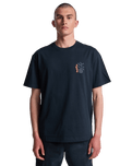 Cut Out T-Shirt in Black