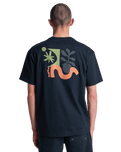 Cut Out T-Shirt in Black