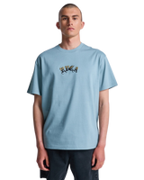 The RVCA Mens Olde Rvca T-Shirt in Lead