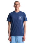 The RVCA Mens All The Ways T-Shirt in Moody Blue