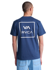 The RVCA Mens All The Ways T-Shirt in Moody Blue