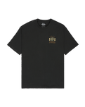 The RVCA Mens Iris T-Shirt in Pirate Black