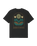 The RVCA Mens Iris T-Shirt in Pirate Black