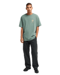 The RVCA Mens Stable T-Shirt in Balsam Green