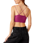 Adella Bralette in Radiant Orchid