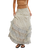 The Free People Womens Brynn Printed Maxi Skirt in Ivory Combo Ditsy