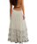 The Free People Womens Brynn Printed Maxi Skirt in Ivory Combo Ditsy