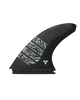 The Futures Fins Alpha Vector 3/2 Large Fins in Carbon & Silver