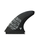 The Futures Fins Alpha Vector 3/2 Large Fins in Carbon & Silver