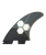 The FCS II Al Merrick Medium PC Tri Fins in Grey