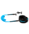 The FCS Bicep Bodyboard Leash in Black & Blue