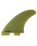 The FCS FCS II Carver Neo Glass Medium Tri Fins in Eucalyptus